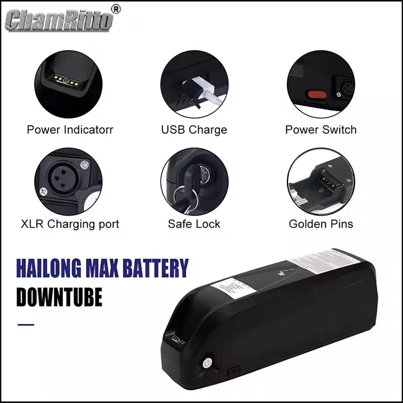 48V Chamrider Elektrofahrrad-A – Ebike Battery 48V 20Ah Hailong Bewertung und Preis